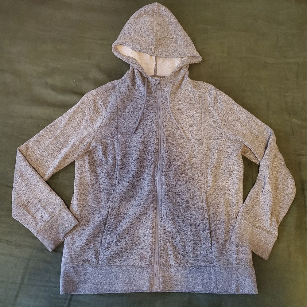 Figs Essential Zip-up Hoodie Jacket Gray M